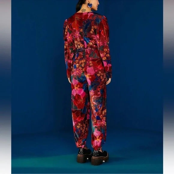 (Sold) Anthropologie X Farm Rio Snake Jumpsuit - Picture 12 of 16